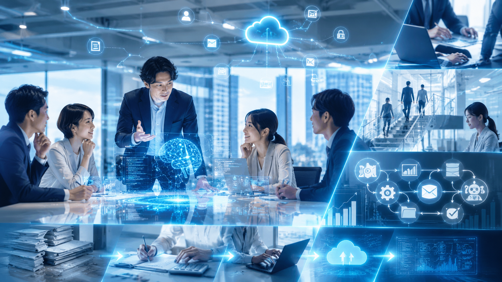 人とAIが協働し、企業のDXを推進